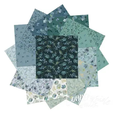Enchanted Florals 10in Squares, 42pcs/bundle