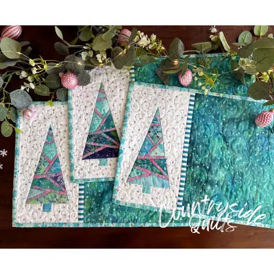 Enchanted Forest Placemats Quilt Kit, 18-1/2in x 12in each