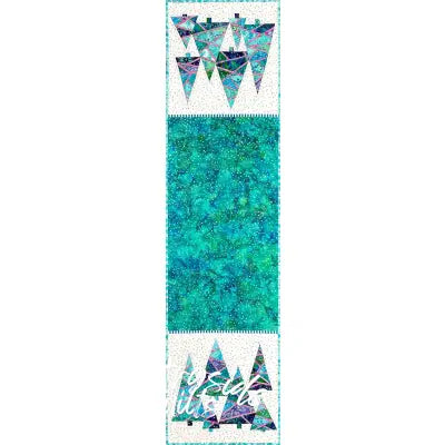 Enchanted Forest Tablerunner Quilt Kit, 71x18-14""