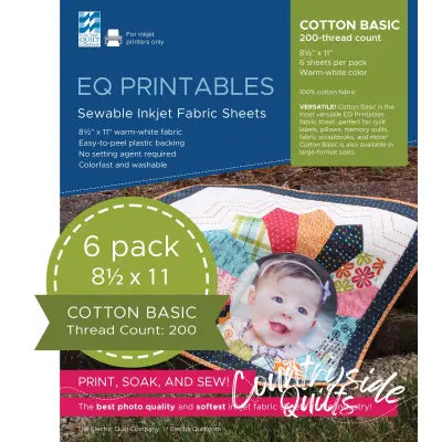 EQ Printables Inkjet Fabric Sheets