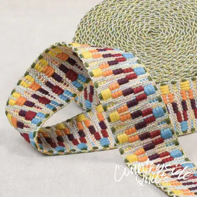 Ethnic Webbing 38mm Multicolor