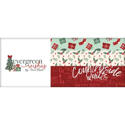 Evergreen Wishes 2.5in Strips, 40pcs/bundle