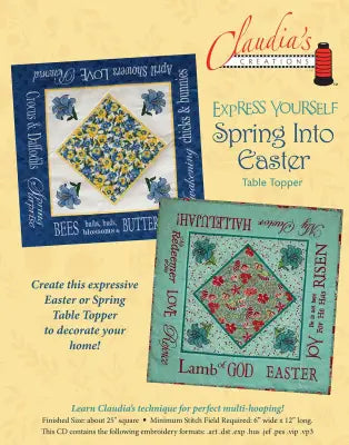 Express Yourself Spring Table Topper