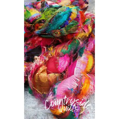 Eyelash Silk Sari Ribbon