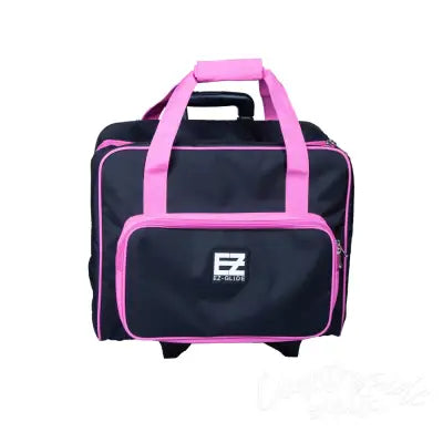 EZ-Glide 2 Wheel Trolley 17in Black & Pink