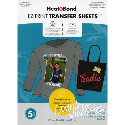 EZ Print Transfer Sheet Dark 8-1/2in x 11in 5pk