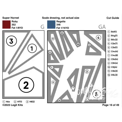 F-18 Hornet Quilt Kit
