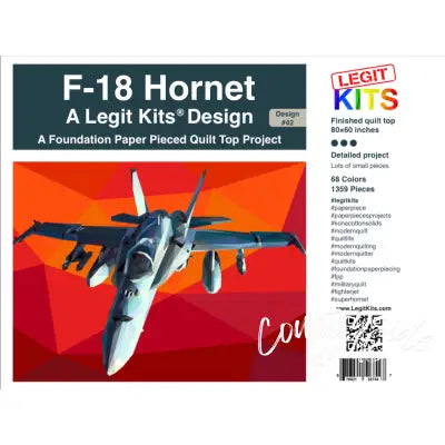 F-18 Hornet Quilt Kit