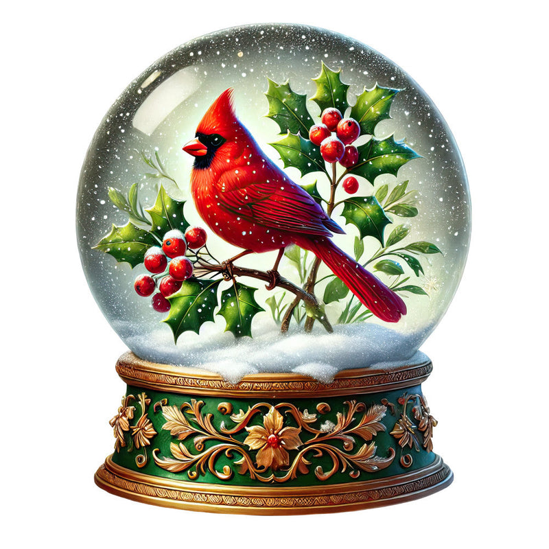 Christmas Snow Globes Fabric Panel 22