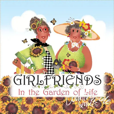 Fabric Art Panel 6in Star Harm Garden