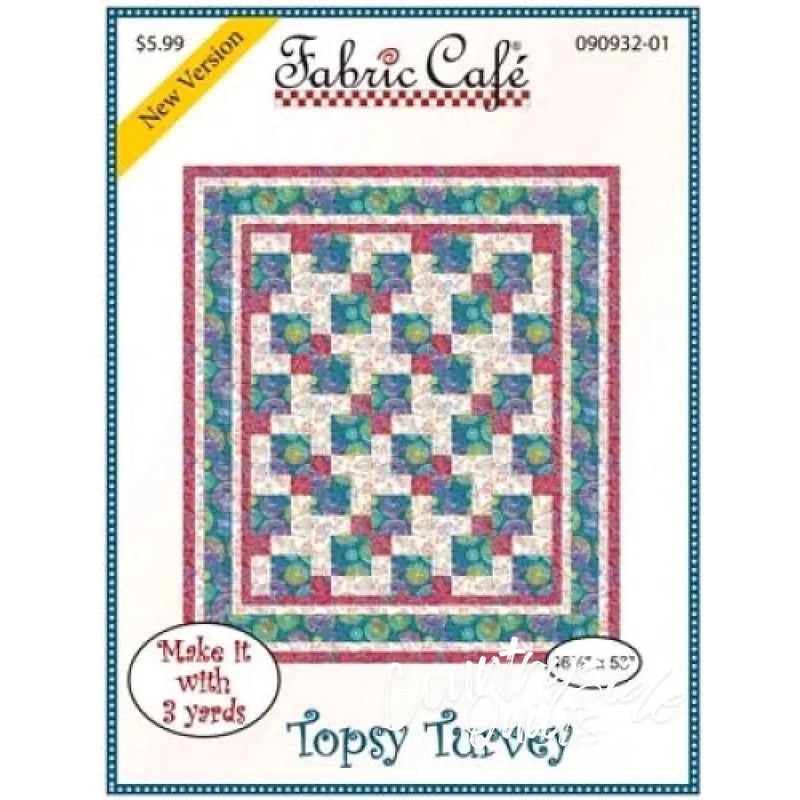 Fabric Cafe - Topsy Turvey Quilt Pattern 637811