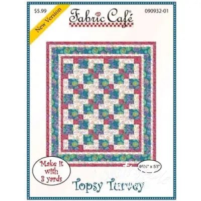 Fabric Cafe - Topsy Turvey Quilt Pattern 637811