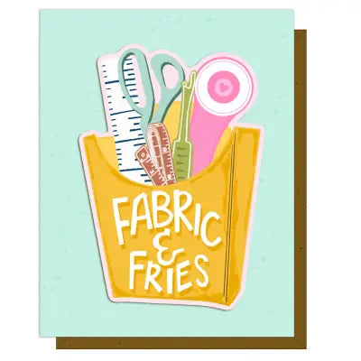 Fabric & Fries Greeting Cards
