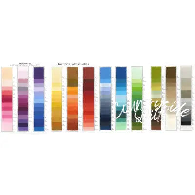Fabric Sample Card Painter's Palette Solids