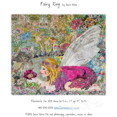 Fairy Ring Collage Pattern by Laura Heine