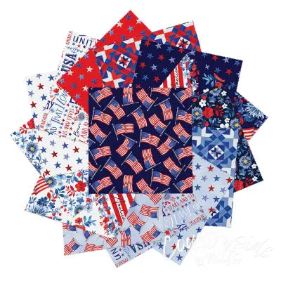 Faith, Family, Freedom 10in Squares, 42pcs/bundle