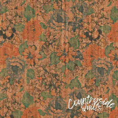 Fall Bouquet Pro Cork 1/2 yard
