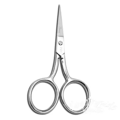Famore 4in Large Ring Fine Point Straight Embroidery Scissor