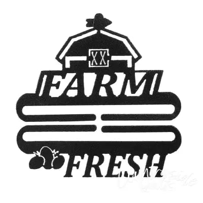Farm Fresh Bell Pull Charcoal 6in