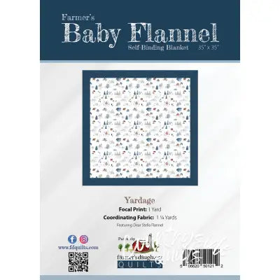 Farmer's Baby Flannel 5pk