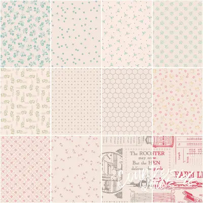 Farmer's Daughter 1 Yard Bundle Backgrounds, 12pcs