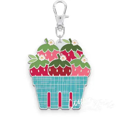 Lori Holt Farmer's Daughter Enamel Happy Charm Berry Basket