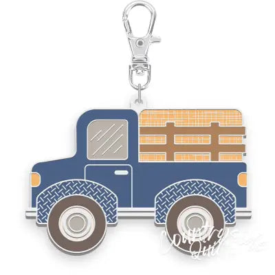 Lori Holt Farmer's Daughter Enamel Happy Charm Haulin' Hay Truck