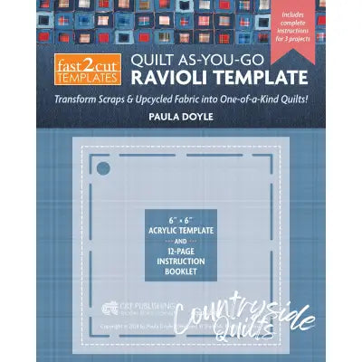 fast2cut Quilt As-You-Go Ravioli Template