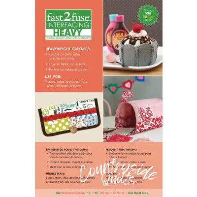 Fast2Fuse Interfacing Heavyweight 15in x 18in