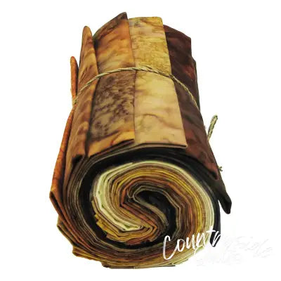 Fat Quarter, 1895s Batiks Natural Colorway, 12pcs/bundle