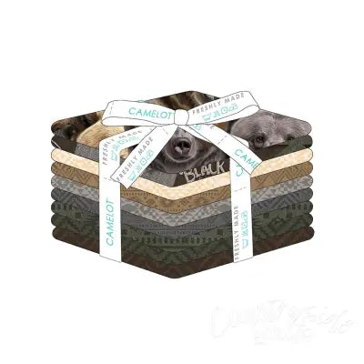 Fat Quarter Bundle Black Bear Cottages, 9pcs/bundle