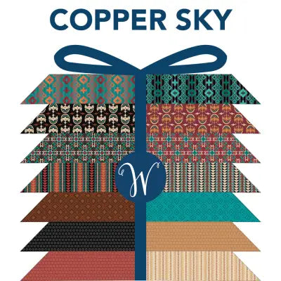 Fat Quarter Bundle Copper Sky