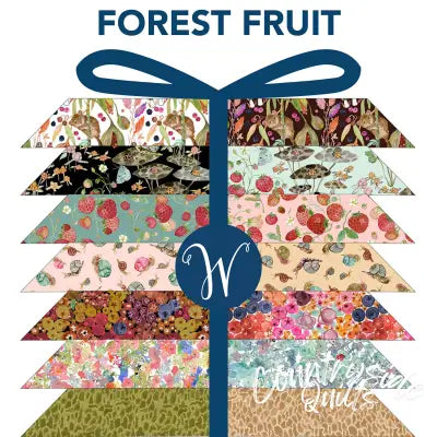 Fat Quarter Bundle Forest Fruits, 18pcs/bundle