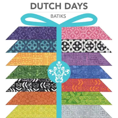 Fat Quarter Bundle, Multi, Batik Cotton