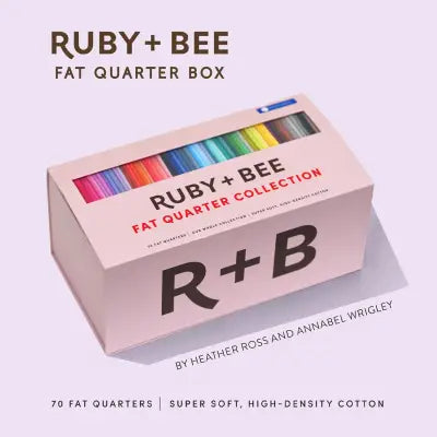 Fat Quarter Bundle Ruby & Bee Solids 105pcs