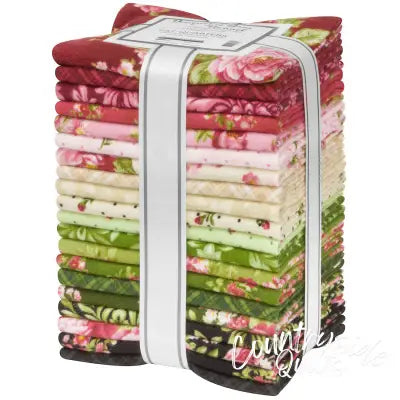 Fat Quarter Bundles, Bouquet of Roses Flannel, 20pcs