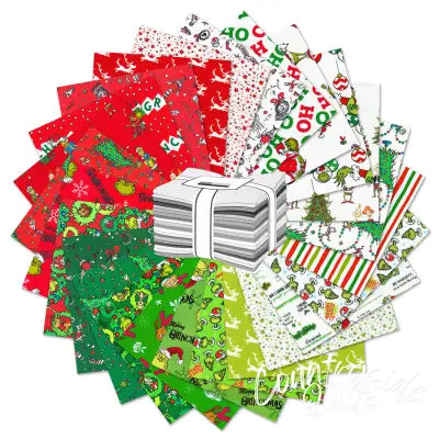Fat Quarter Bundles How the Grinch Stole Christmas 25pcs