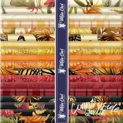 Fat Quarter Bundles Monarch Meadow 18pcs 1 Piece of Each Print