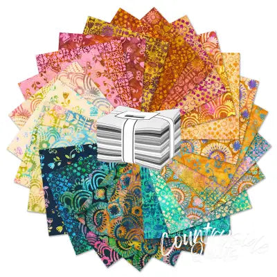 Fat Quarter Bundles Retro Rainbow 25pcs