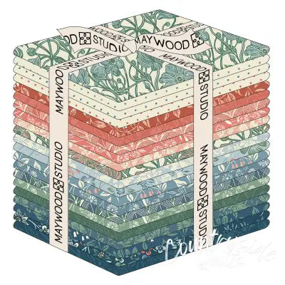 Fat Quarter Cottage Flowers, 21pcs/bundle