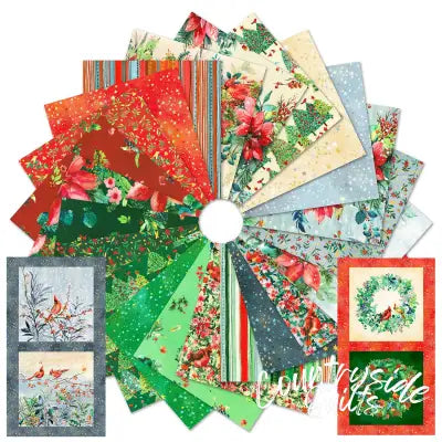 Fat Quarter Festive Delight, 24pcs/bundle