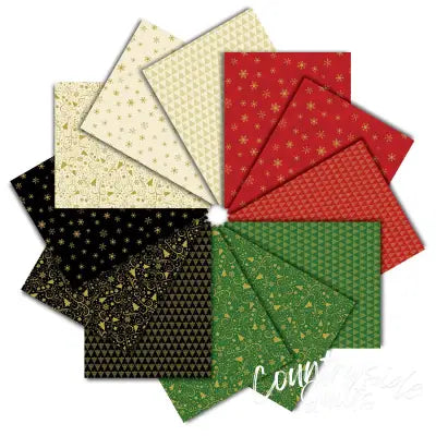 Fat Quarter Holiday Blenders 12pcs/bundle