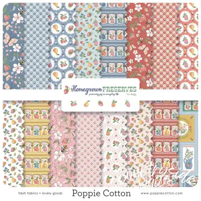 Fat Quarter Homegrown Preserves, 16pcs/bundle