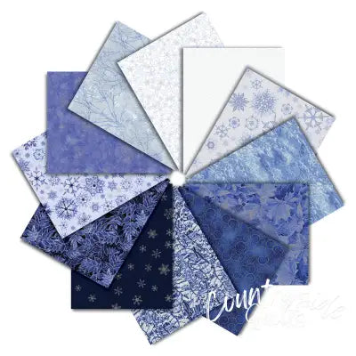 Fat Quarter Ice, 12pcs/bundle