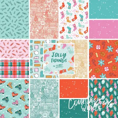 Fat Quarter Jolly Tidings 15Pcs/Bundle