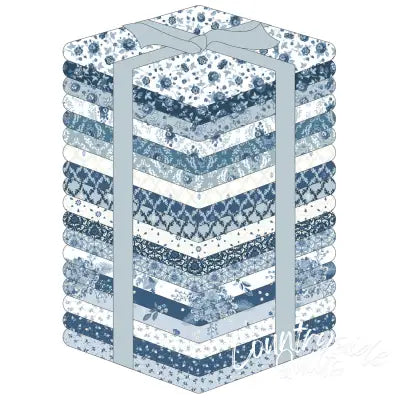 Fat Quarter Lakeland Blues, 18pcs/bundle
