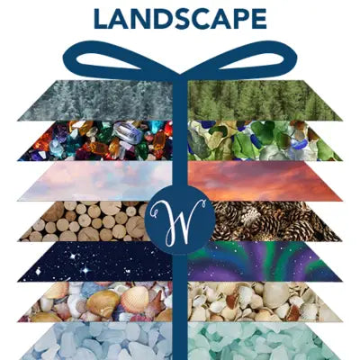 Fat Quarter Landscapes, 20pcs/bundle