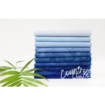 Fat Quarter Lava Tonal Sky 10pcs/bundle