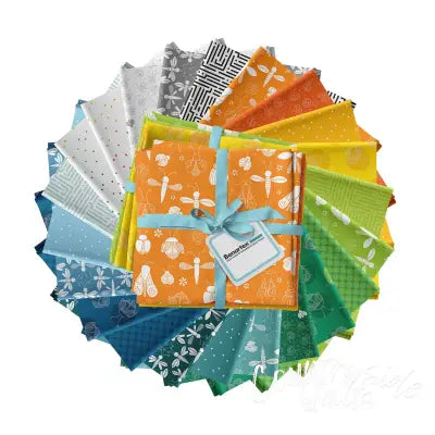 Fat Quarter Lucky Bugs, 22pcs/bundle