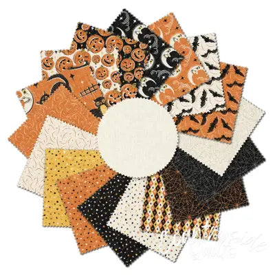 Fat Quarter Midnight Masquerade, 17pcs/bundle